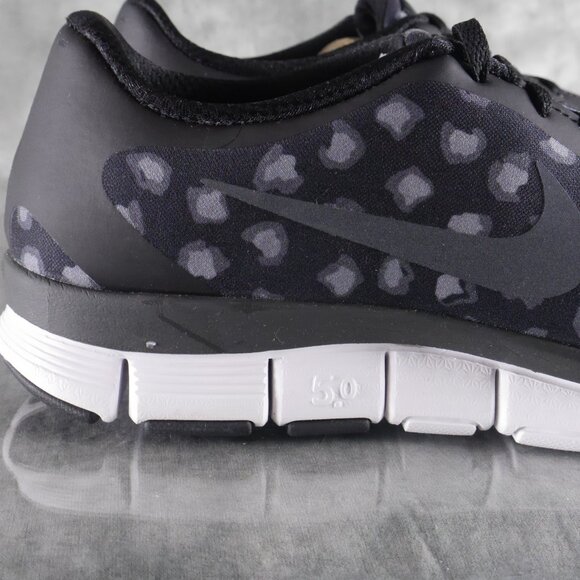 NIB Nike 695168 003 Free 5.0 V4 Black/Gray Running Shoes Women's Size 12 s9069 - Picture 10 of 12